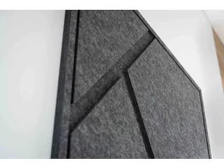 Acoustic Art GEO Large 120x80cm Antraciet Akoestisch kunstwerk Geometr - 4