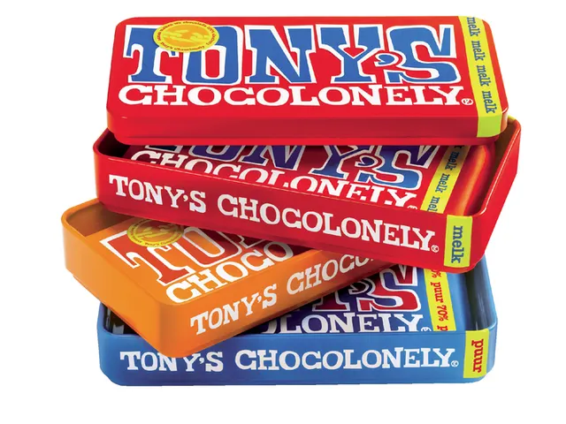 Chocolade Tony's Chocolonely Reep 3x 180 gram in Blik