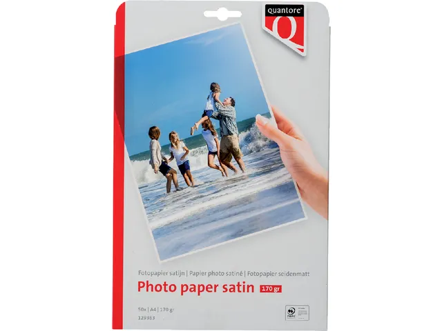 Fotopapier Quantore A4 170 Gram Mat Satijn 50vel