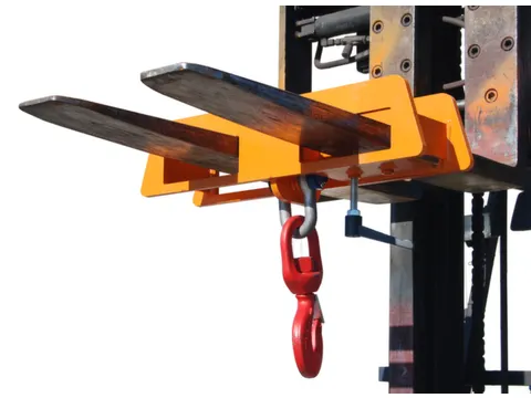 Laadhaak Voor 2vorken Draagvermogen 7.5t Gewicht 35kg Ral2000