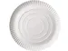Papstar Pure Bord rond 26cm FSC karton Wit 100 stuks