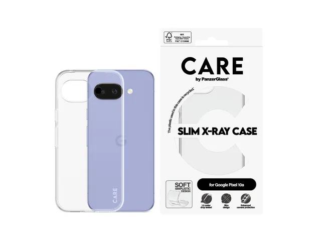 PanzerGlass CARE by X-Ray Case Google Pixel 10a 5G, Hoes, Google