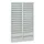 ladekast HxBxD 1800x1000x500mm 30laden vergrendeling RAL7035