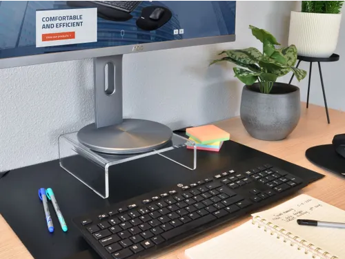 Desq Beeldschermhouder Uit Acryl Transparant