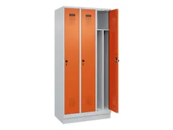 locker voor scheiding van kleding,HxBxD 1950x900x500mm,3vak