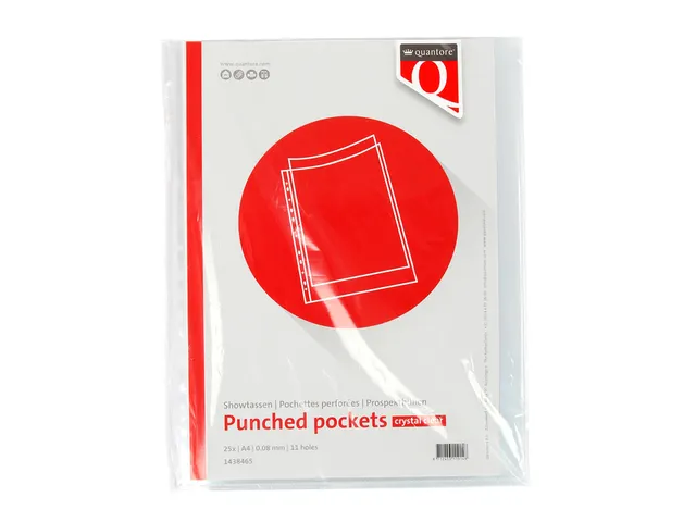 Showtas Quantore A4 11-gaats PP 0.08 glad 25 stuks