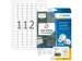 HERMA 4211 Verwijderbare etiketten A4 25,4x16,9mm Wit 2800 stuks