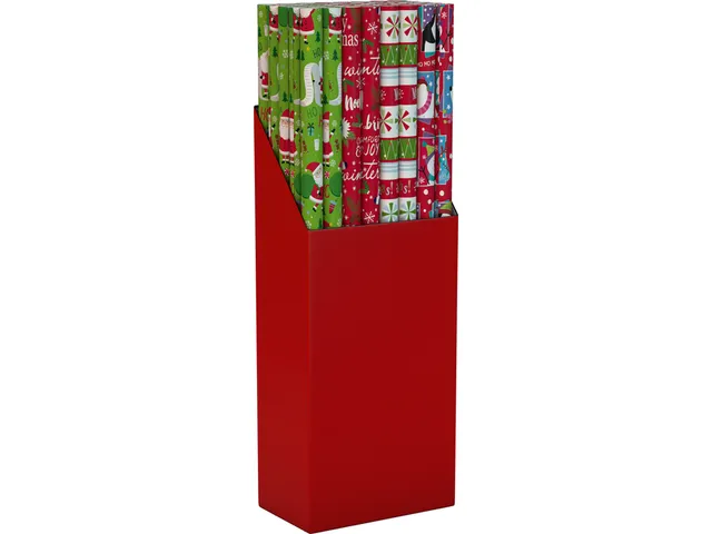 Inpakpapier Design Group Kerst 300x100cm assorti