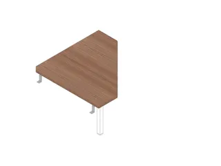 koppelelement voor bureau,90 °,HxBxD 680-760x840x840mm,v. 4voeten - 1