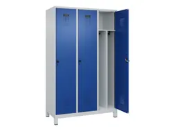 locker voor scheiding van kleding,HxBxD 1950x1200x500mm,3vak