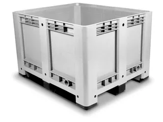 Maxi-Container 470 liter 780x800x1200mm Pe Gesloten Grijs - 1
