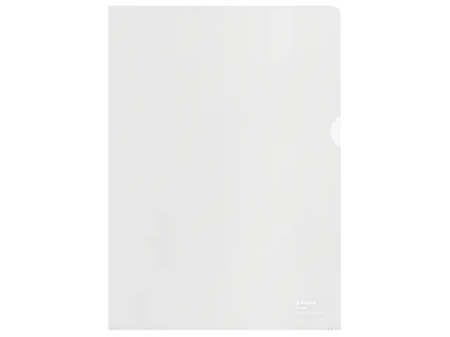 Insteekmap L-map Esselte A4 100% gerecycled PP transparant mat 0.10mm