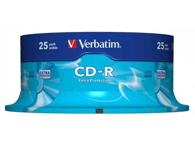 Verbatim CD recordable Extra Protection spindel van 25 stuks