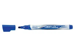 Viltstift Bic Velleda liquid whiteboard rond medium blauw - 1