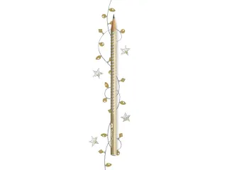 Potlood Faber-Castell Sparkle goud - 4