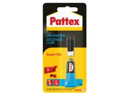 Secondelijm Pattex super gel tube 3gram op blister