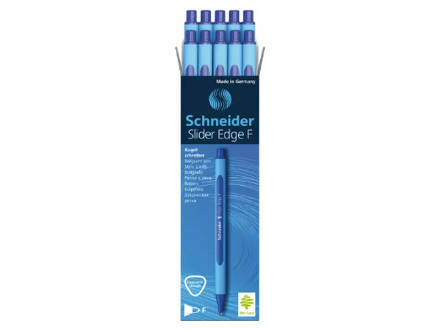 Balpen Schneider Slider Edge fijn blauw