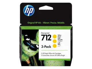 HP 712 3ED79A geel multipack 3 stuks - 1