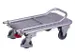 Chariot à dossier rabattable Charge 150kg Plateau 900x600mm Alu
