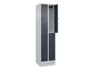 dubbeldekse locker,HxBxD 1950x500x500mm,2x2vak.,vak B 250mm - 2