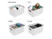 Sigma Home opbergbox 13L wit - 35x24,6x18,3cm