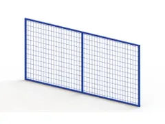 gaasachterwand,v. palletstelling,HxB 1100x2225mm,v. traversen L 2225mm