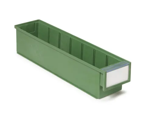Stellingbak HxLxB 82x400x92mm 1 9l duurzaam kunststof groen