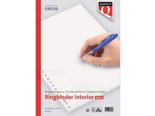 Interieur Quantore A4 23-gaats blanco 100vel