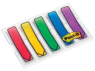 Indextabs 3M Post-it 684 12x43mm pijlvorm assorti 100 stuks - 2