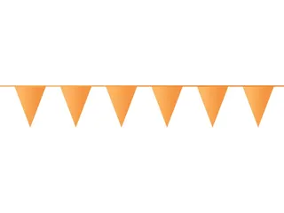Vlaggenlijn oranje PE 10 m - 1