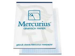 millimeterpapier, ft A4, blok van 50 vel - 1