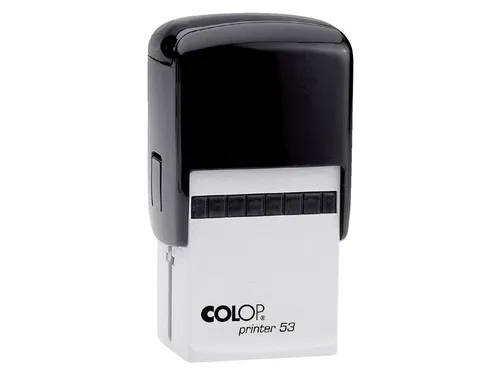 Tekststempel Colop Printer 53 port betaald Zwart