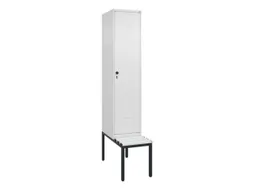 locker voor scheiding van kleding,HxBxD 2120x400x815mm,1vak