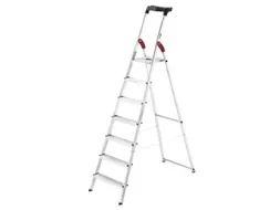 staande trap,eenzijdig,7trede(n),Stand H 1,5m,balk L 2,32m