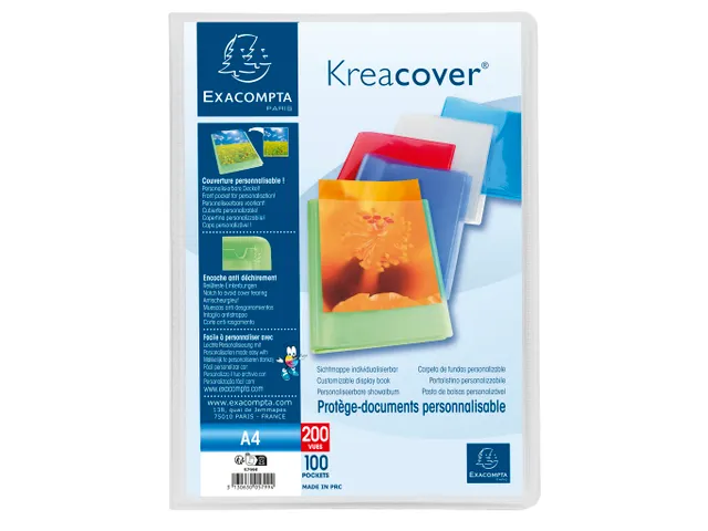 Protège-documents en polypropylène semi-rigide KreaCover Chromaline