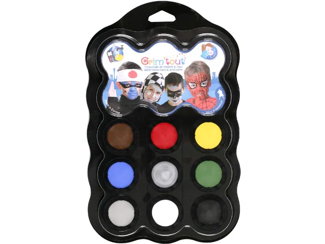 Grim'tout schminkpalet Helden 9 kleuren