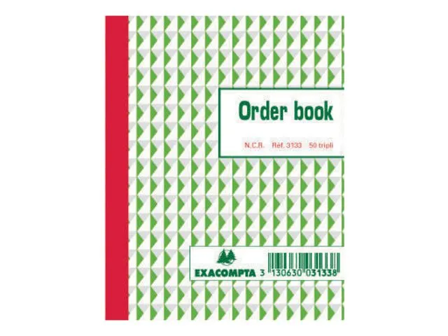 Orderboek Exacompta 135x105mm 50x2vel