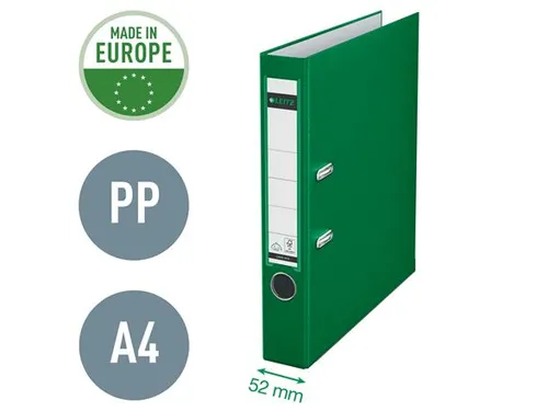 Ordner Leitz 1015 A4 50mm PP groen