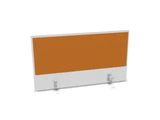 opzetpaneel,v. bureau,aanbouw achter,B 1000mm,Bl-wit,BN3005-geel - 1