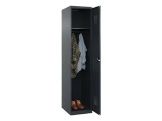 locker,HxBxD 1850x400x500mm,1vak,vak B 400mm,cil.-slot,staand op vloer - 1