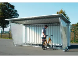 Zijwand,V. Overdekte Fietsenstalling,Aanbouw Rechts,Wand Polyester