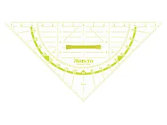 Geodriehoek Aristo 80 cm voor schoolbord