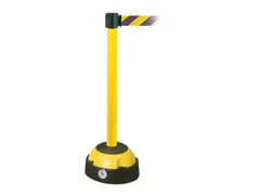 Waarschuwings-Afzetsysteem Paal 985x60mm 4 Meter Geel Zwart