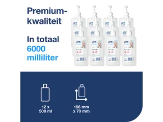 Tork 511103 Alcohol Gel Voor Handdesinfectie 12x500ml Premium - 4