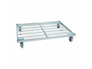 laadbord,draagverm. 500kg,LxB 800x1600mm,staal verz.,elastiek-banden - 1