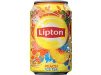 Lipton Ice Tea Perzik Frisdrank, Blik Van 33 Cl, Pak Van 24 Stuks