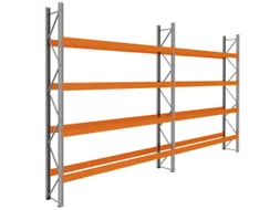 palletstelling,basis+1xaanbouw,HxBxD 4620x7500x1100mm,vakl. 3400kg