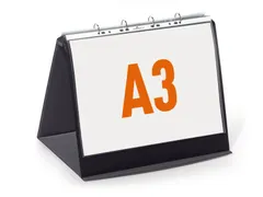 Durable 8569 Tafelflipover Durastar A3 liggend Basaltgrijs