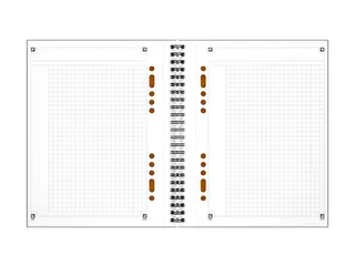 Spiraalblok Oxford International Notebook A5+ ruit 5mm - 12