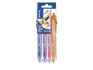 Rollerpen Pilot Frixion Ball 0.7 Set2Go BL-FR7 4 stuks fun kleuren - 1